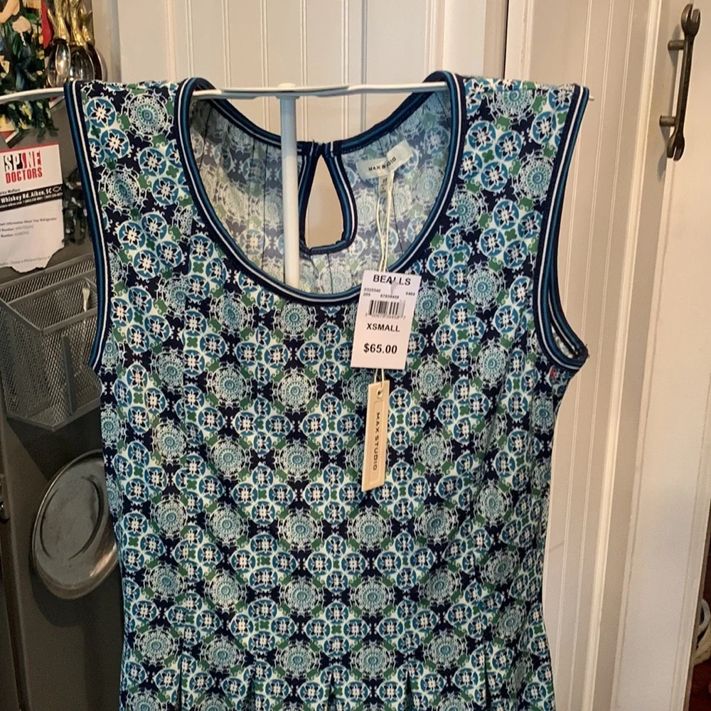 Max Studio bottom pleat‎ dress. NWT. Retail 65